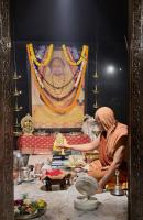 Jalabhisheka and Shodashopachara Puja by HH Swamiji on Samaradhana Divasa of HH Shrimat Pandurangashram Swamiji. SCM-Karla.(16 June 2026)